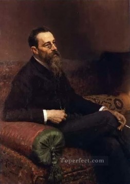  Ruso Pintura Art%c3%adstica - Nikolay Rymsky Korsakov Realismo ruso Ilya Repin